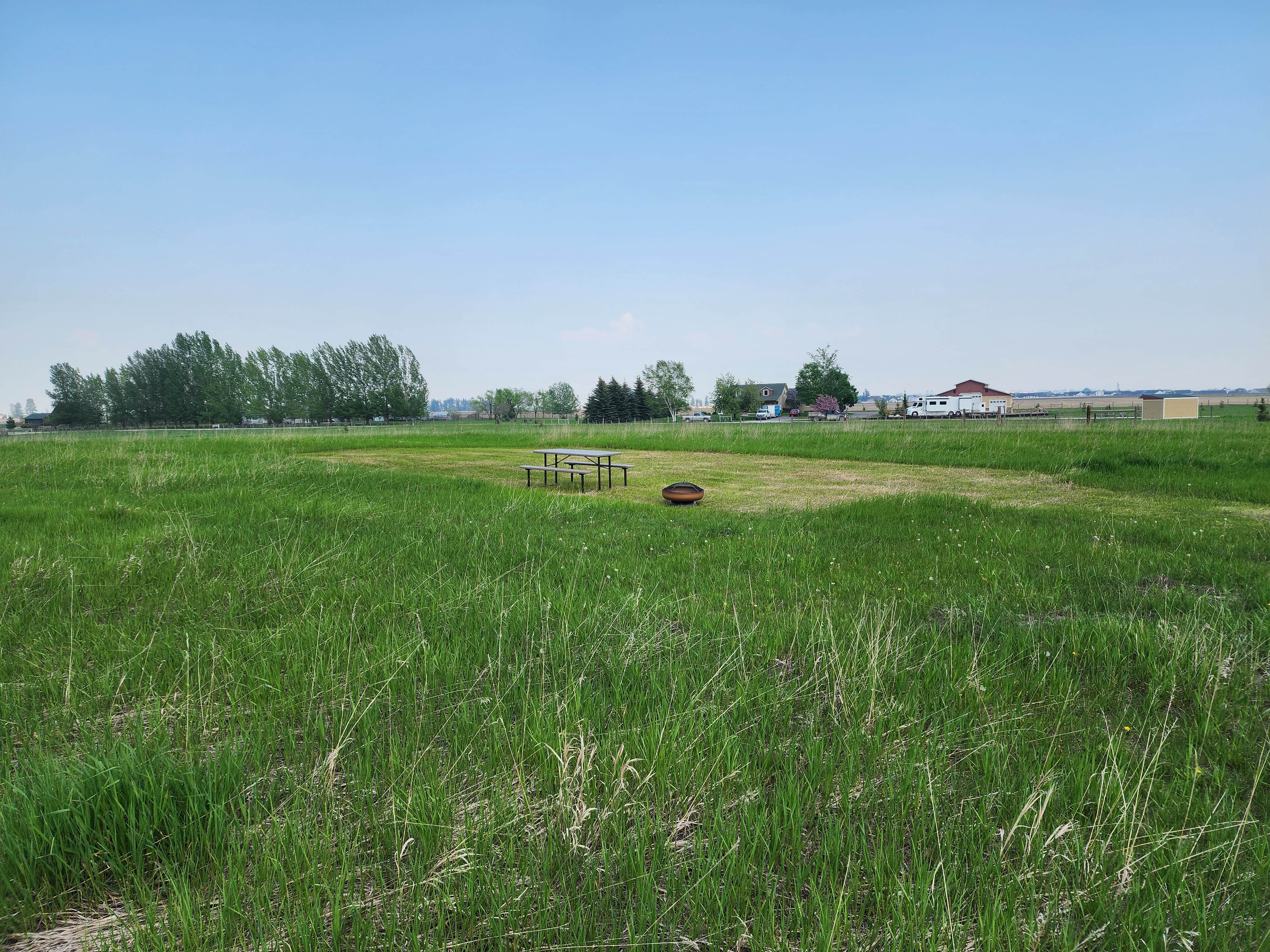 Camper-submitted photo at Horses Welcome | Hot Shower | Close to Everything near Big Arm, MT