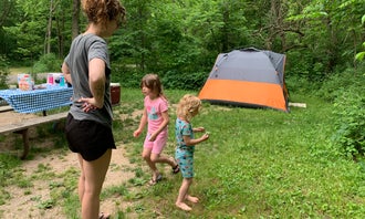 Camping near Bluff Hollow on Root River: Cedar Hill Campground — Whitewater State Park, Elba, Minnesota