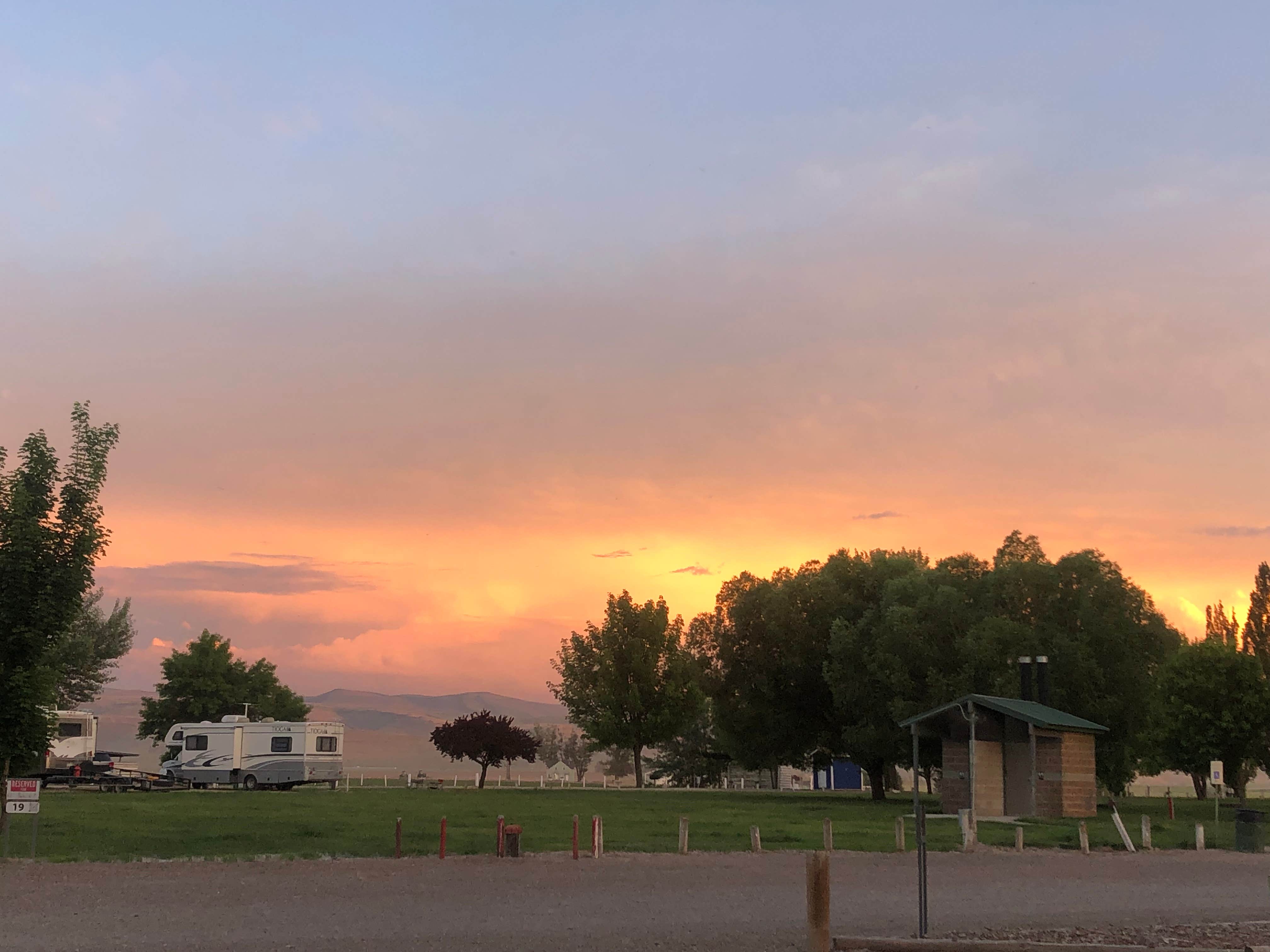 Aaron B.'s photo of rv camping at Murtaugh Lake Park Campground near City of Rocks National Reserve