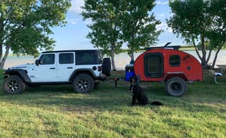 Tania N.'s photo of camping with pets at Belle Fourche Reservoir near Beulah, WY