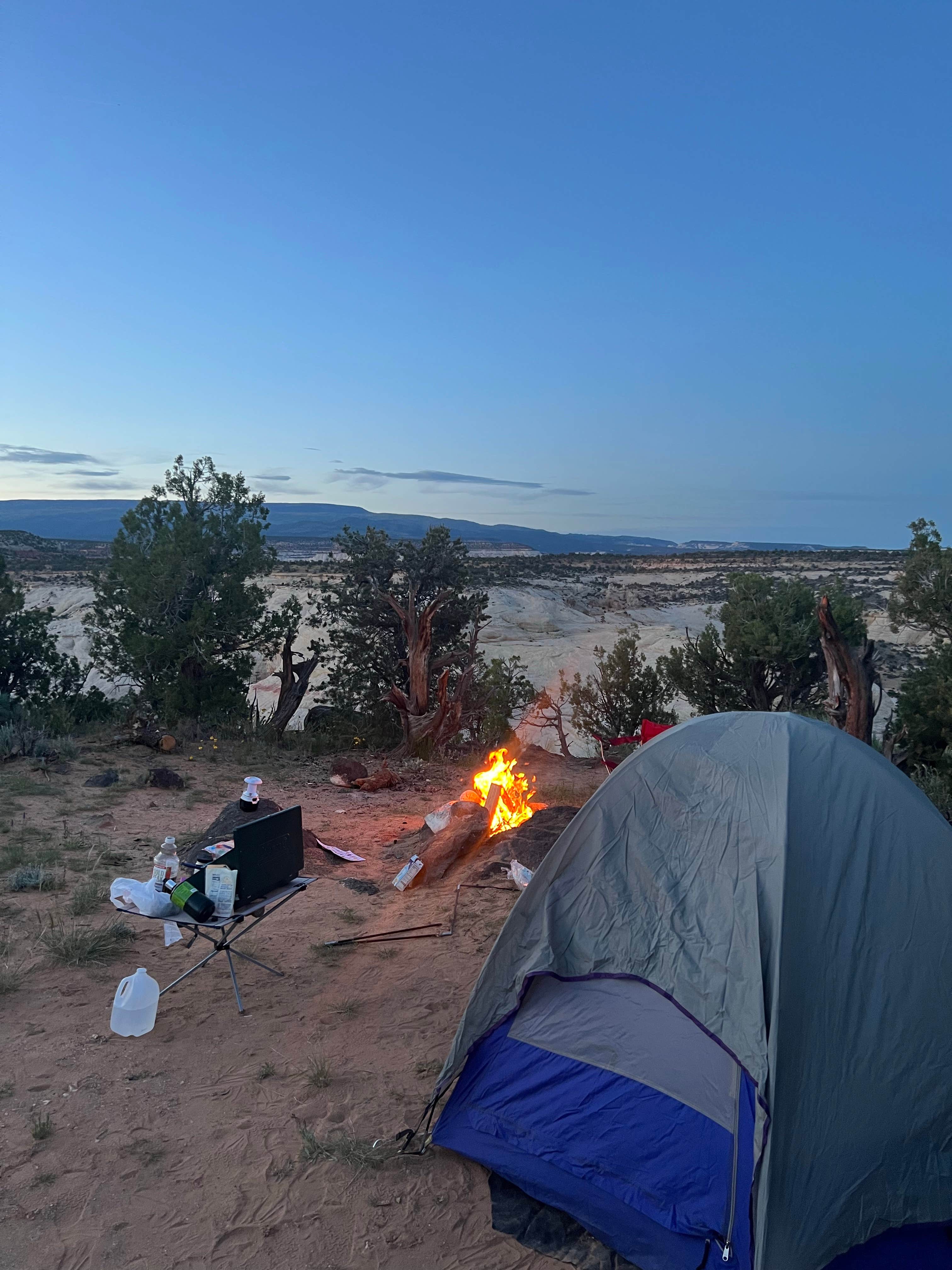 Jacob P.'s photo of a dispersed camping area at Slick Rock Overlook Outside of Boulder near Escalante, UT
