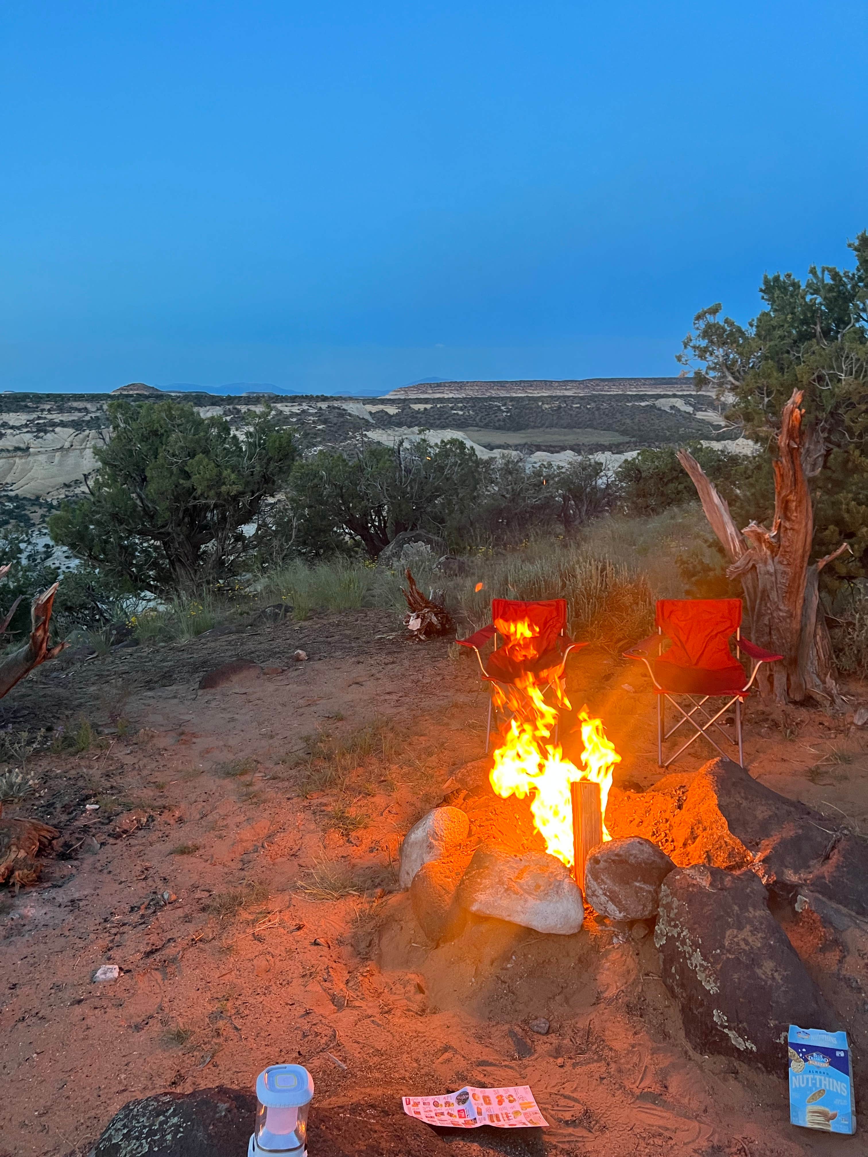 Camping near South Hell's Backbone Road: Slick Rock Overlook Outside of Boulder, Boulder, Utah