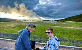 Dan M.'s photo of camping with pets at Fishing Bridge RV Park--Yellowstone National Park near Yellowstone National Park