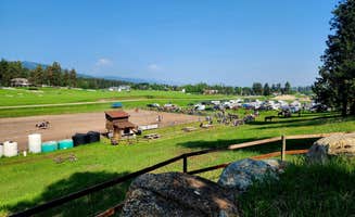 Charles Y.'s photo of camping with a horse at Horses Welcome | Hot Shower | Close to Everything near Proctor, MT