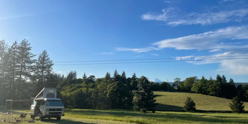 Camper submitted image from Van Life Campground @ Roots Rise Farmstead