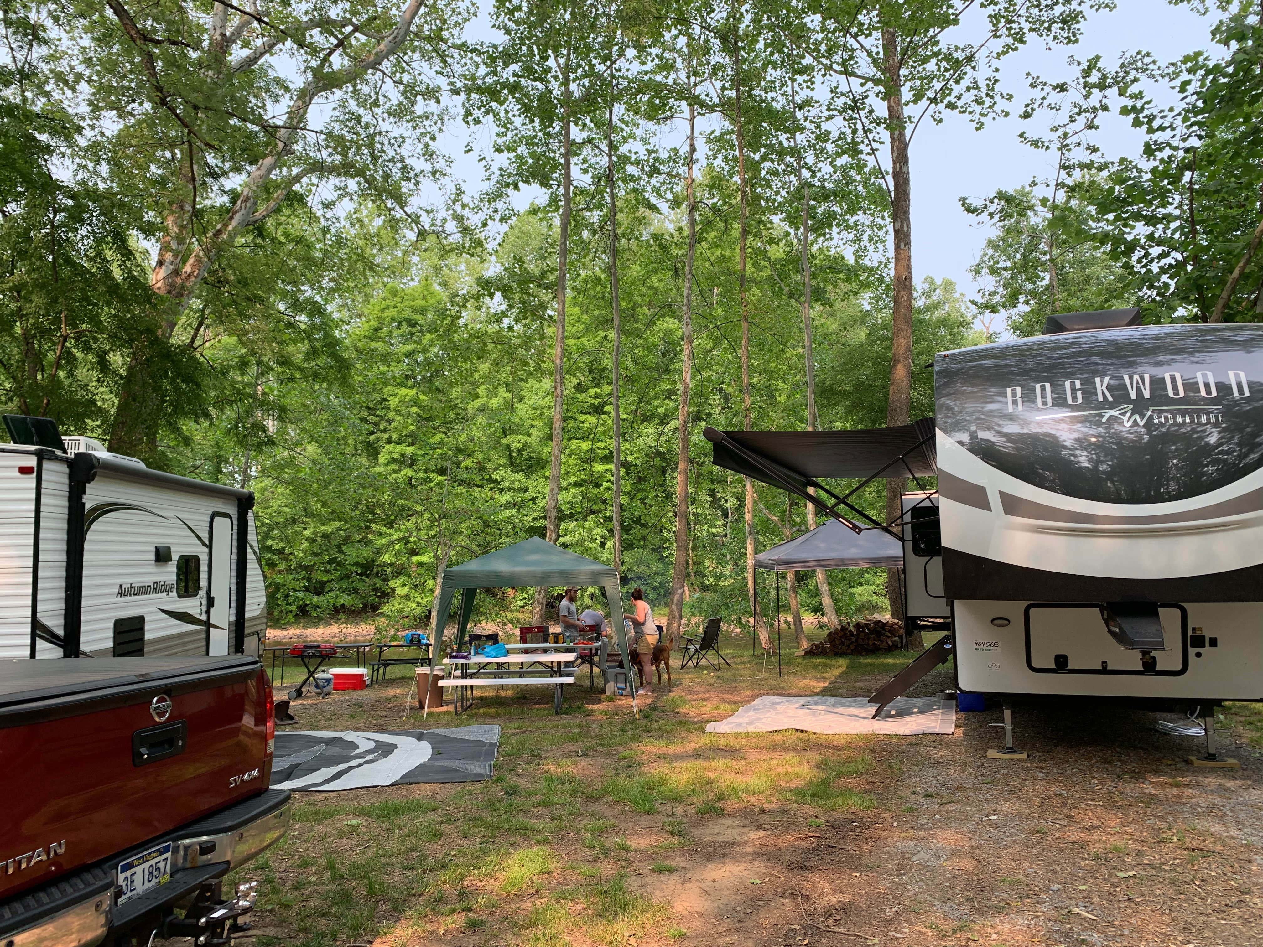 tonya G.'s photo of camping with pets at Five River Campground near Mount Clare, WV