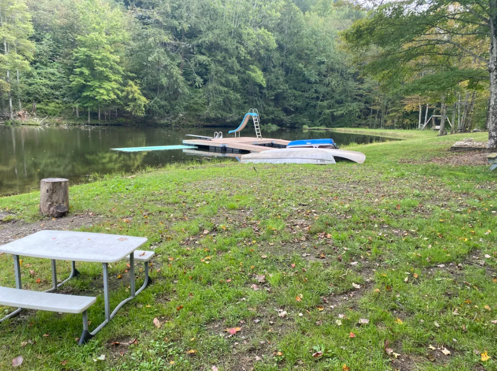 Camper-submitted photo at Lake Front Campsite !!! near Brackney, PA