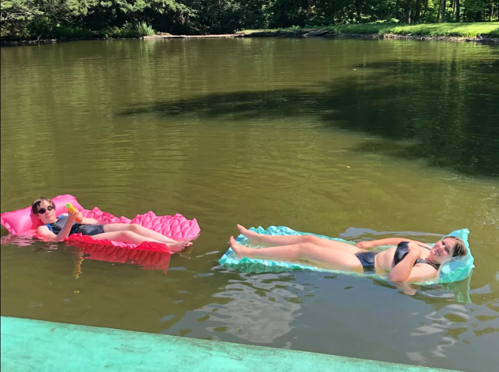 Camper-submitted photo at Lake Front Campsite !!! near Brackney, PA