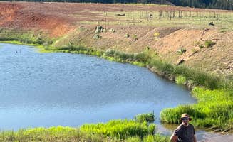 Mckenna S.'s photo of camping with pets at North Trinity Lake near Klamath National Forest