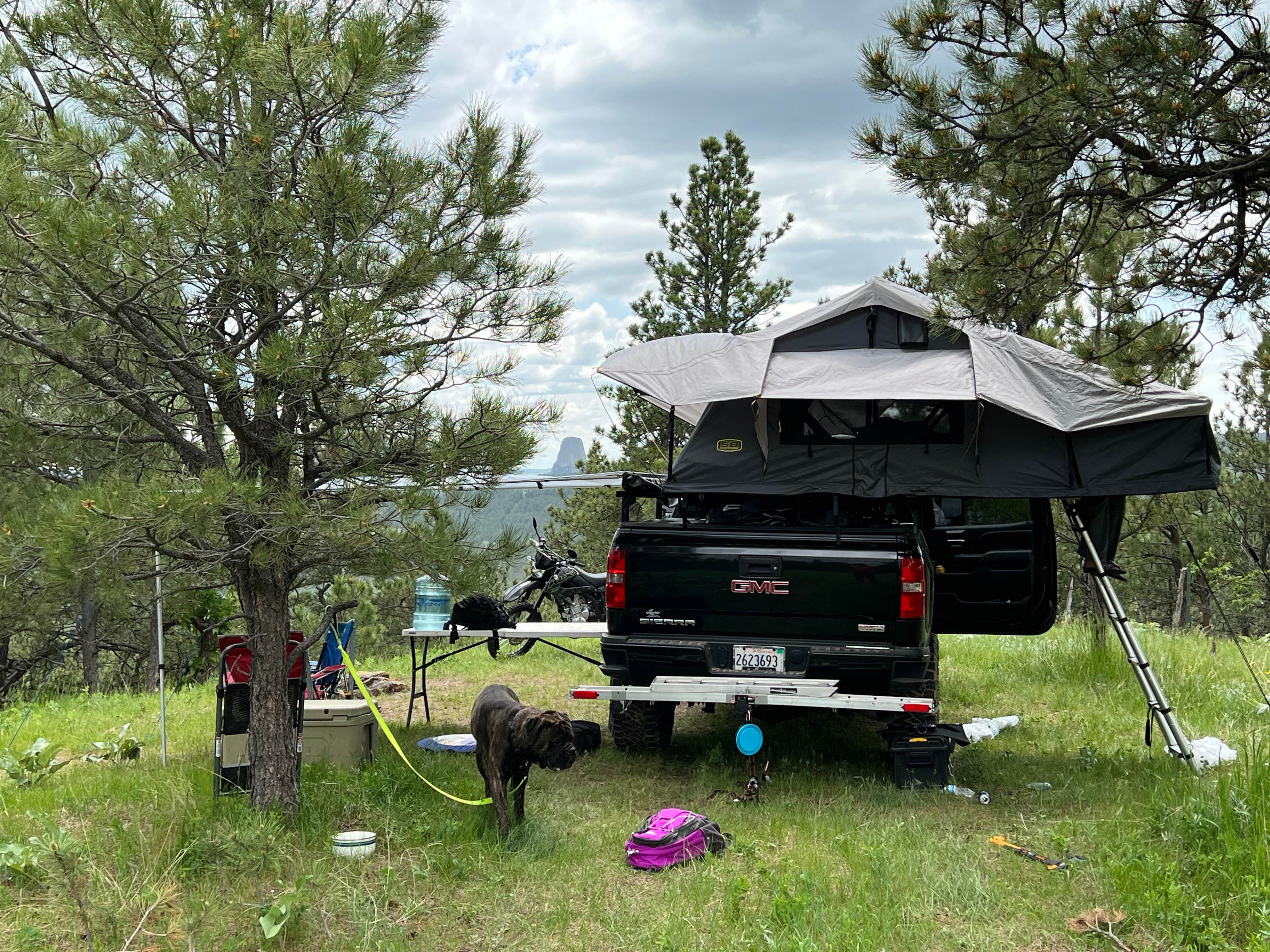 Camper-submitted photo at Storm Hill BLM Land Dispersed Site near Devils Tower National Monument