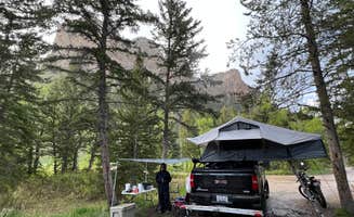 Adam S.'s photo of a dispersed camping area at Little Sunlight Camping Area near Powell, WY