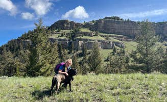 Adam S.'s photo of camping with pets at Little Sunlight Camping Area near Cody, WY