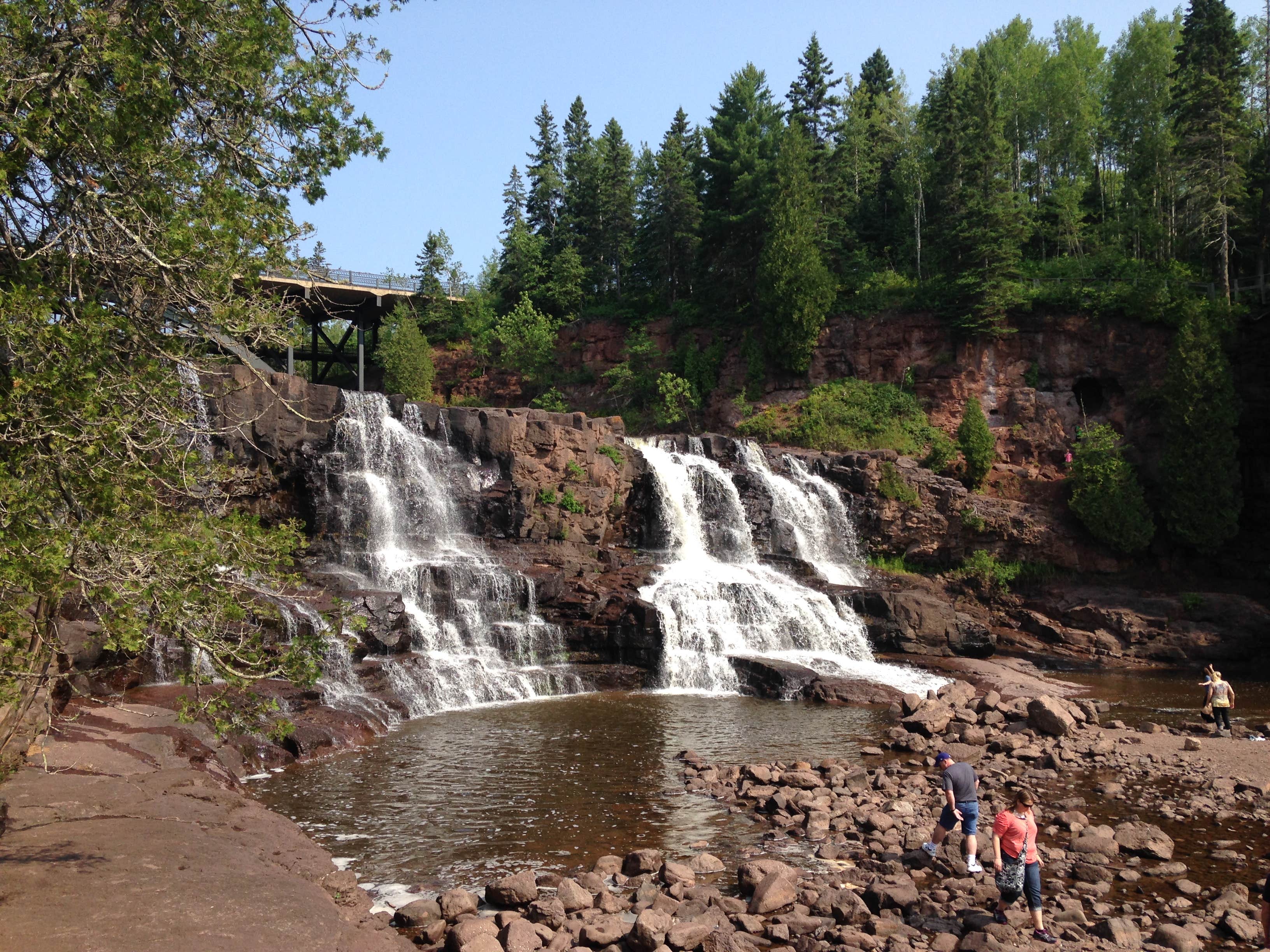 Camper submitted image from Gooseberry Falls State Park Campground - 3