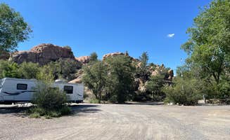 Elizabeth K.'s photo of camping with pets at Point of Rocks RV Campground near Crown King, AZ