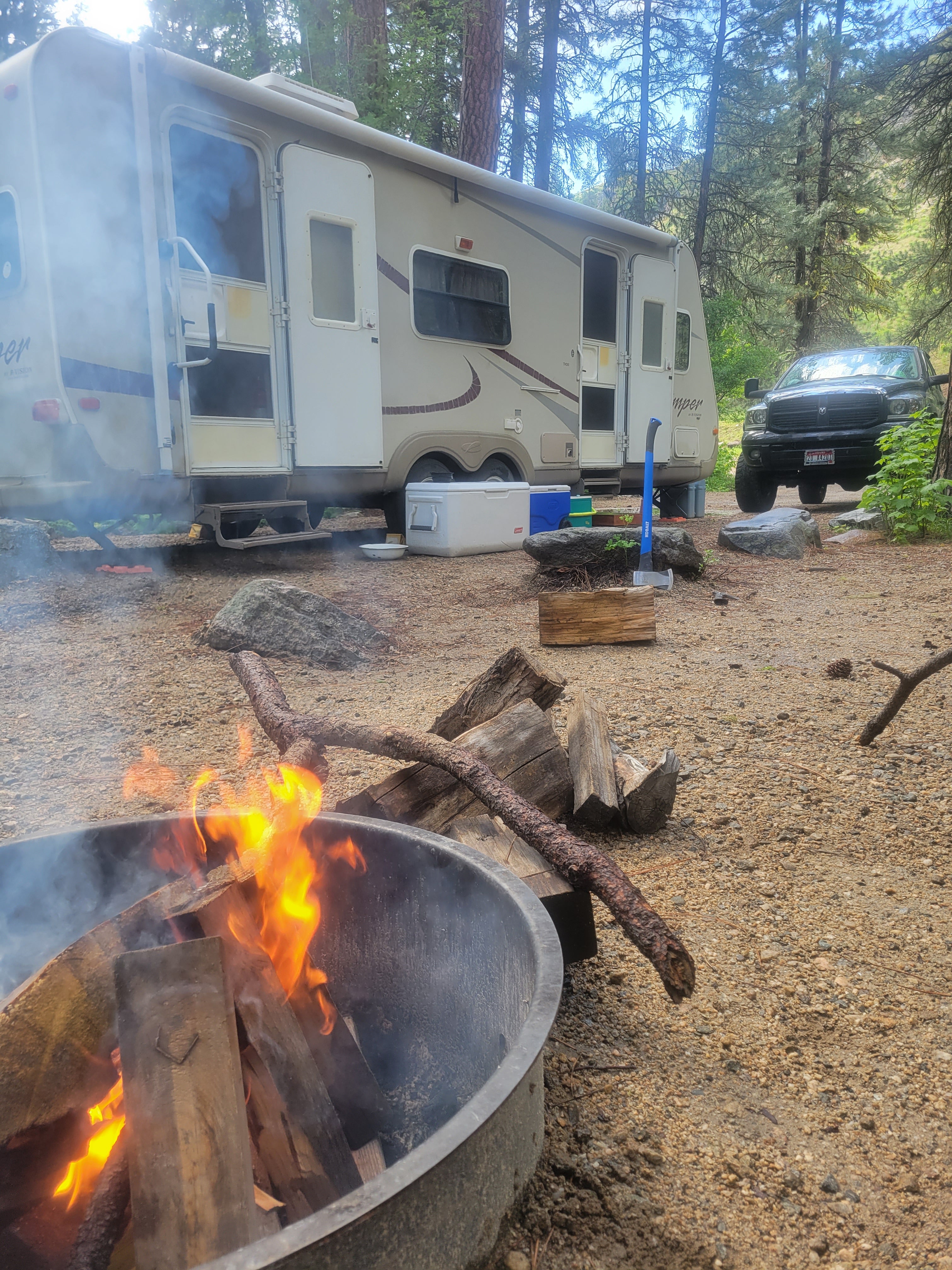 Camper submitted image from Bird Creek Primitive - Sawtooth National Forest - 1