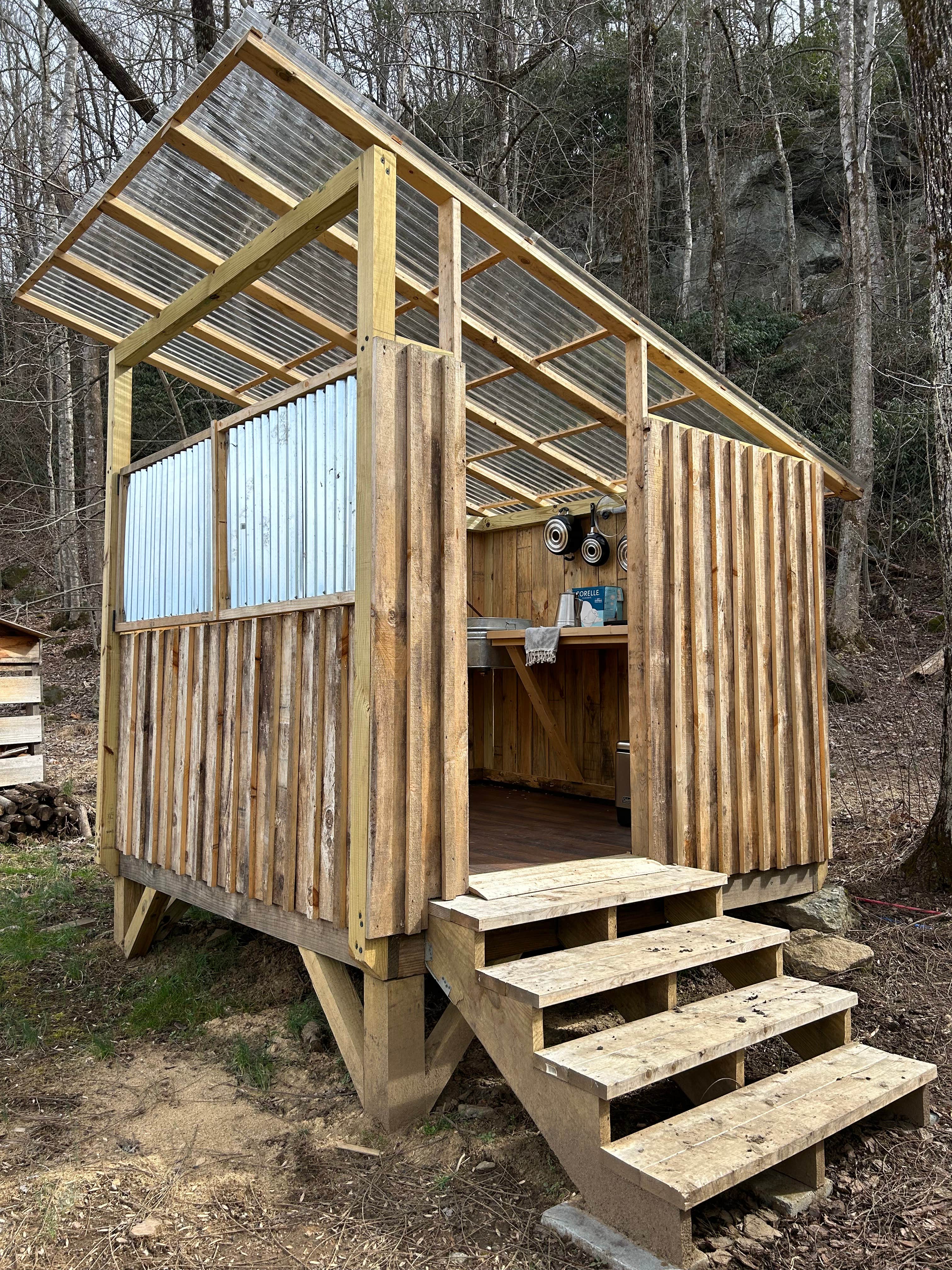 Christina A.'s photo of glamping accommodations at Growing Faith Farms & Retreat near Blue Ridge Parkway