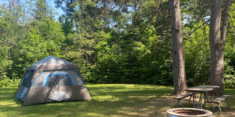 Camper submitted image from Munuscong River State Forest Campground