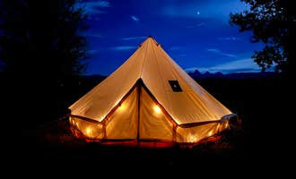 Camping near Yellowstone Golf Resort at Aspen Acres RV Park: Teton View Tent, Tetonia, Idaho