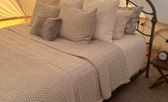 Paige L.'s photo of glamping accommodations at Teton View Tent near Jackson, WY