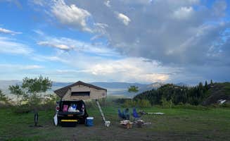 Austin T.'s photo of a dispersed camping area at Cascade Springs Dispersed Site near Alta, UT
