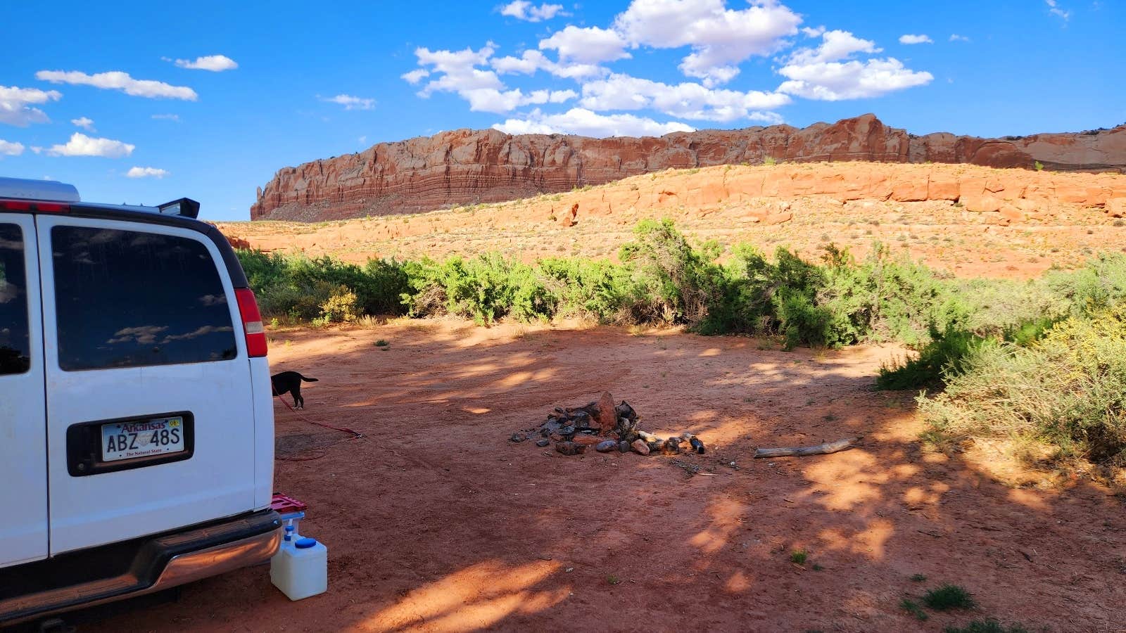 Fred S.'s photo of camping with pets at Butler Wash Dispersed - Bears Ears near Blanding, UT