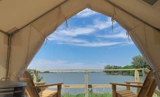 The Dyrt's photo at Tentrr State Park Site - Nebraska Sherman SRA ___ Redwood Lakeview C ___ Single Camp near Grand Island, NE