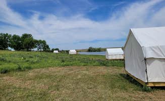 The Dyrt's photo at Tentrr State Park Site - Nebraska Sherman SRA ___ Redwood Lakeview B ___ Single Camp near Grand Island, NE