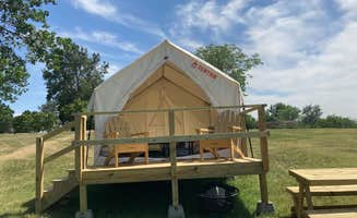 The Dyrt's photo at Tentrr State Park Site - Nebraska Sherman SRA ___ Middle Ridge Lakeview G ___ Single Camp near St. Paul, NE