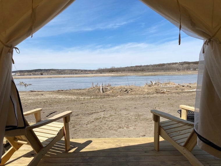 Camper submitted image from Tentrr State Park Site - Nebraska Louisville SRA Riverview D Single Camp - 2