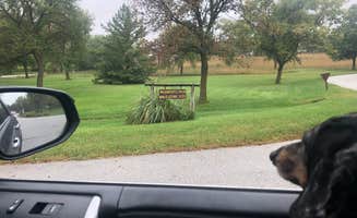 Shelly S.'s photo of camping with pets at Lakeview Campground — Pawnee State Recreation Area near Lincoln, NE
