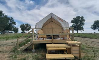 The Dyrt's photo at Tentrr State Park Site - Nebraska Sherman SRA ___ Redwood Lakeview A ___ Single Camp near Grand Island, NE