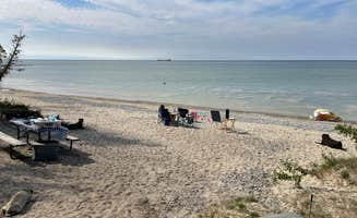 Terrance K.'s photo of camping with pets at Fisherman's Island State Park Campground near Ellsworth, MI