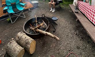 Camping near Camp Creek (formerly Indian Camp Creek), Superior Hiking Trail: Cascade River Rustic Campground, Grand Marais, Minnesota