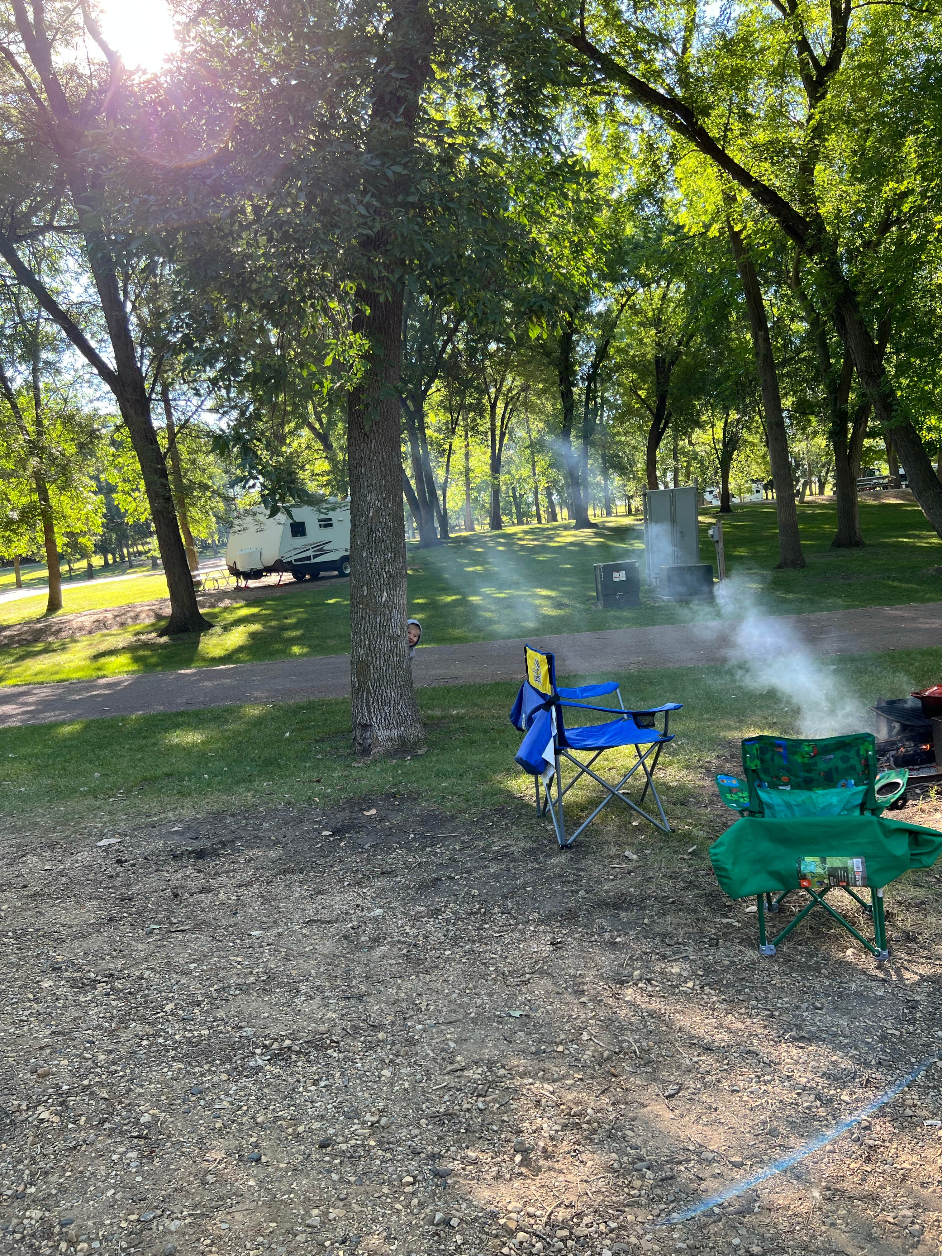 Camper-submitted photo at Campground 1 — Oakwood Lakes State Park near Arlington, SD