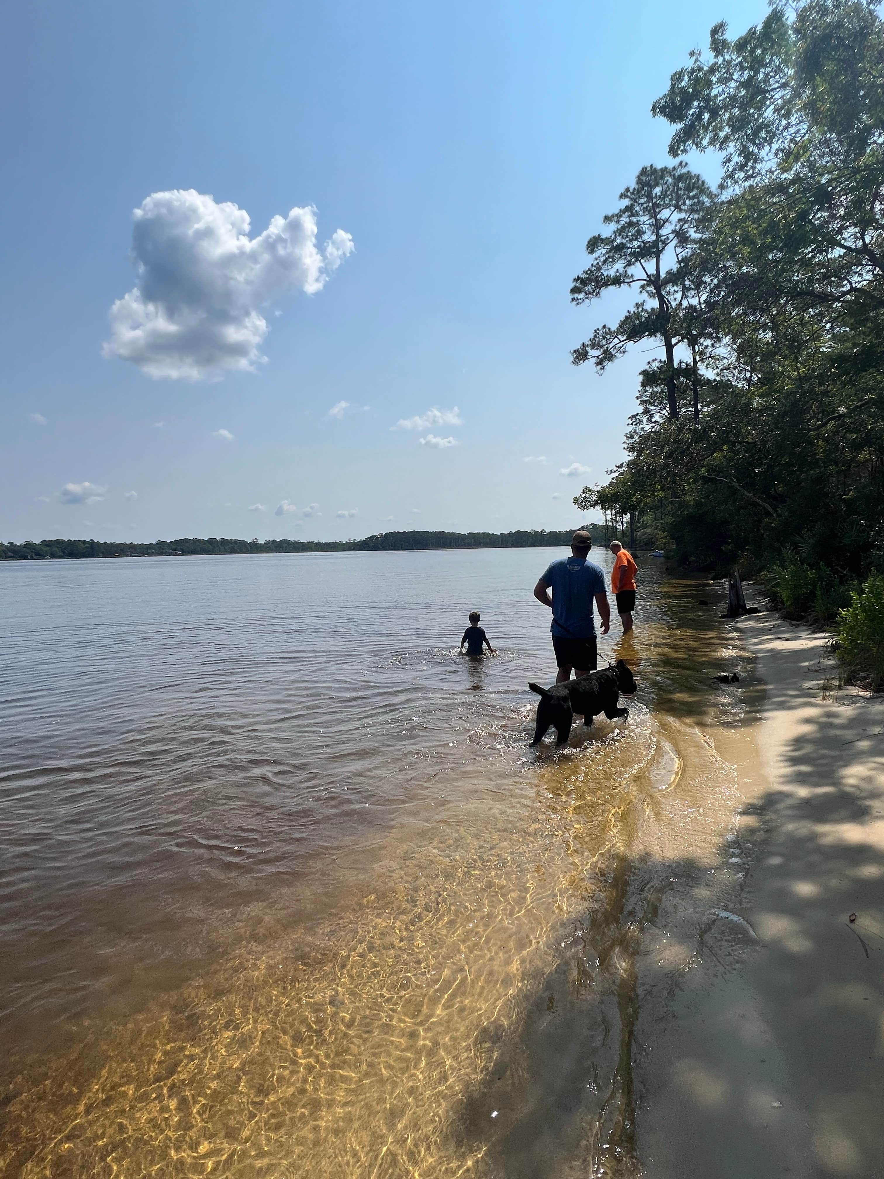 Casey L.'s photo of camping with pets at Fred Gannon Rocky Bayou State Park Campground near Crestview, FL