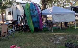 Lisa L.'s photo of camping with pets at Double L Farms Campground near Pinebluff, NC