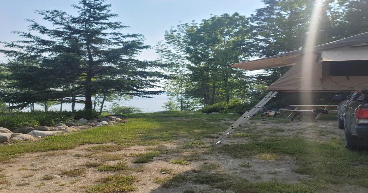 Oceanfront Camping Reach Knolls Brooklin, ME