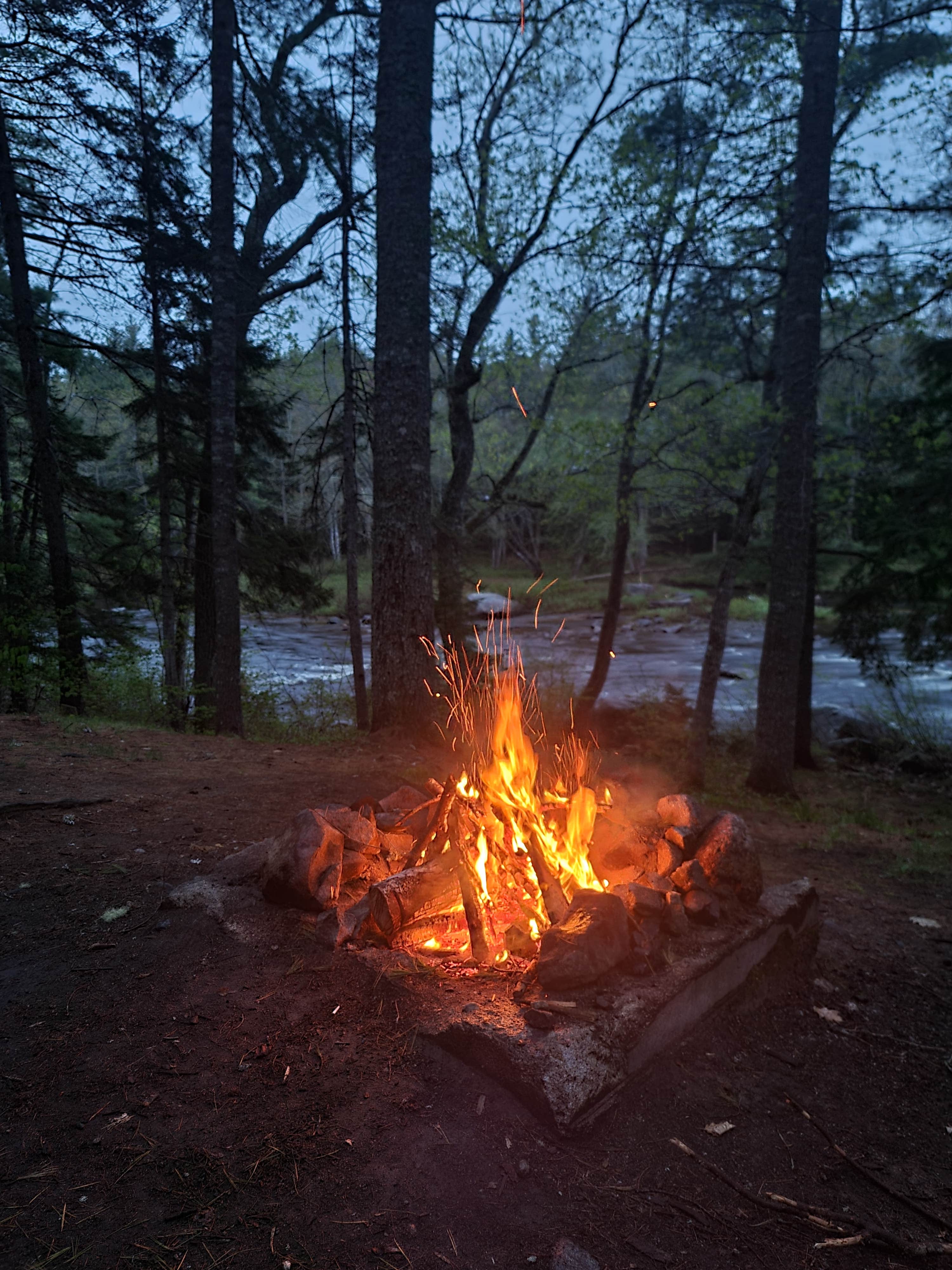 Camper-submitted photo at Machias Rips Campsite near Aurora, ME
