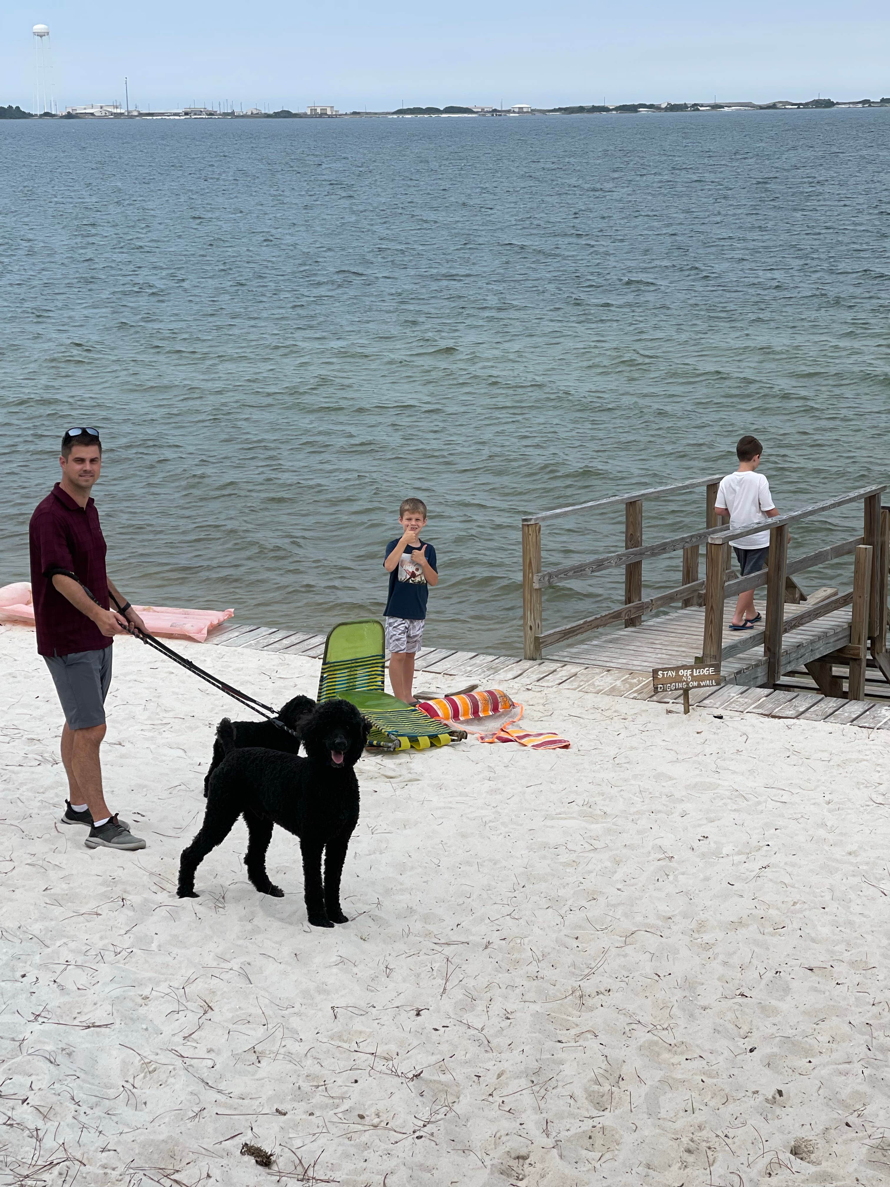 Holly D.'s photo of camping with pets at The Hideaway Retreat near Navarre Beach, FL