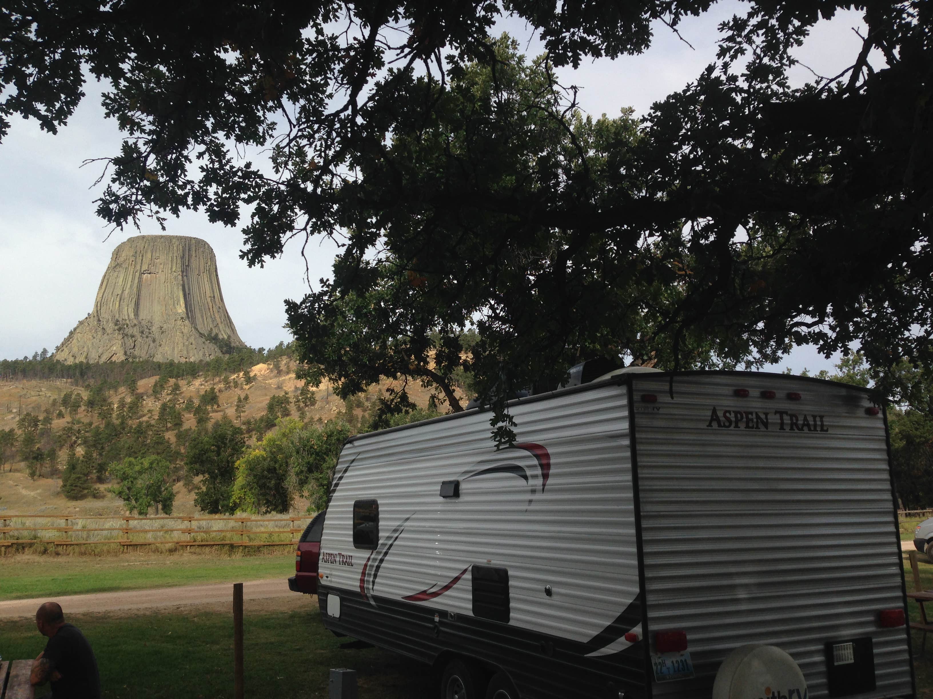 Julie W.'s photo of rv camping at Devils Tower KOA near Gillette, WY