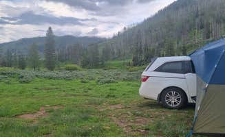 Anika T.'s photo at Dispersed camping along Cliff Creek in Bridger-Teton National Forest near Bondurant, WY