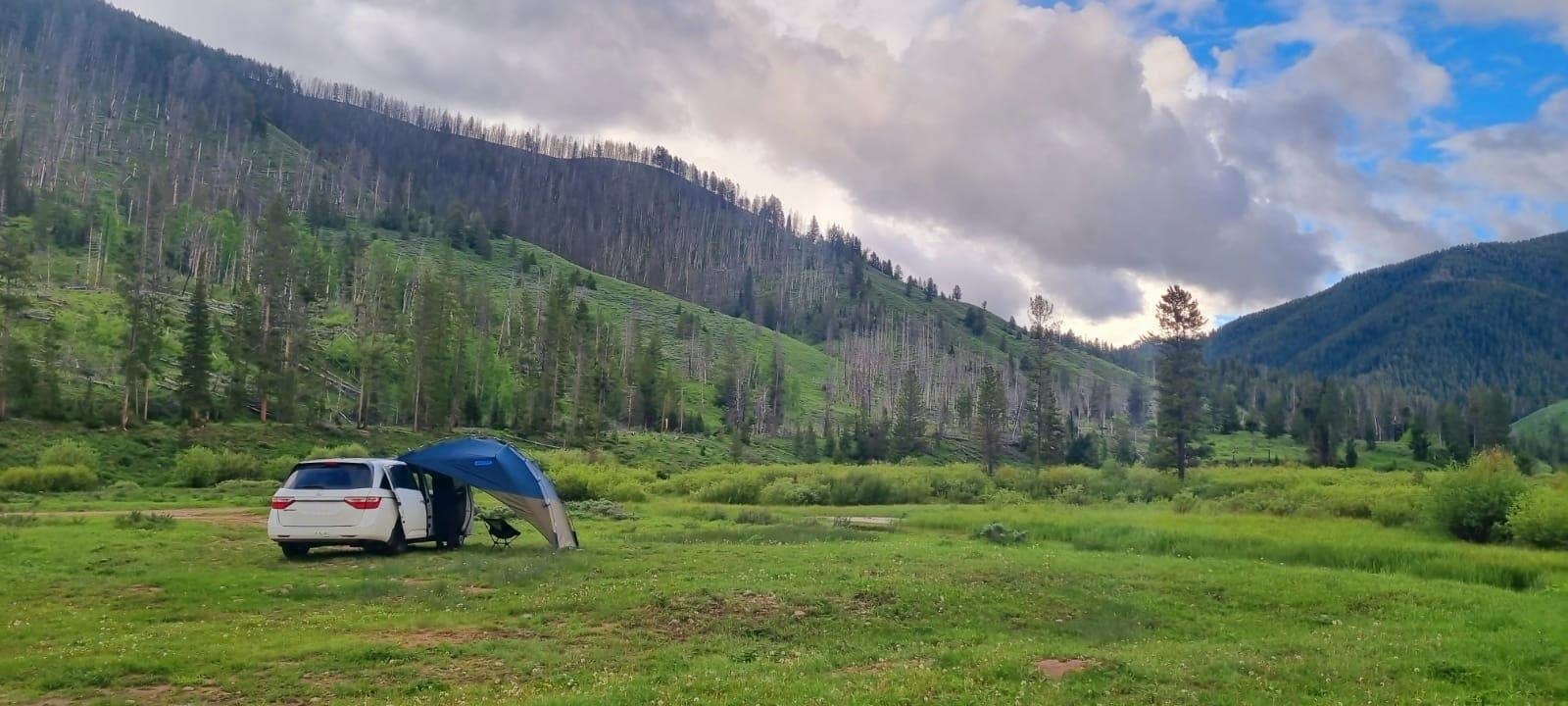 Camper-submitted photo at Dispersed camping along Cliff Creek in Bridger-Teton National Forest near Bridger-Teton National Forest