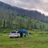 Review photo of Dispersed camping along Cliff Creek in Bridger-Teton National Forest by Anika T., June 14, 2023