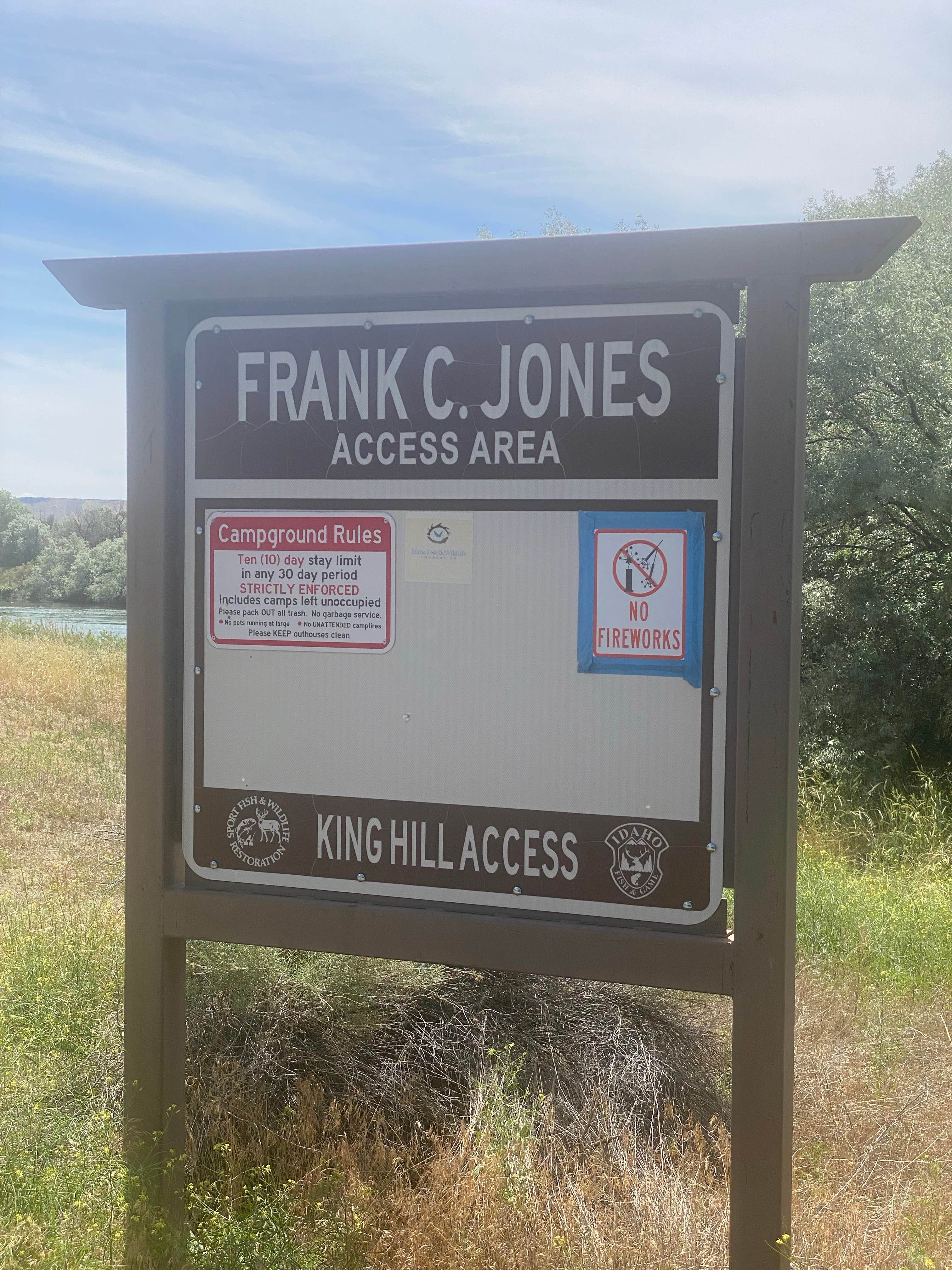 Camper submitted image from Frank C Jones King Hill Area - 3