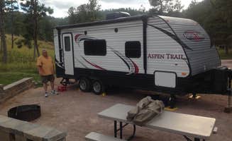 Julie W.'s photo of rv camping at Horse Thief Campground and RV Resort near Newcastle, WY