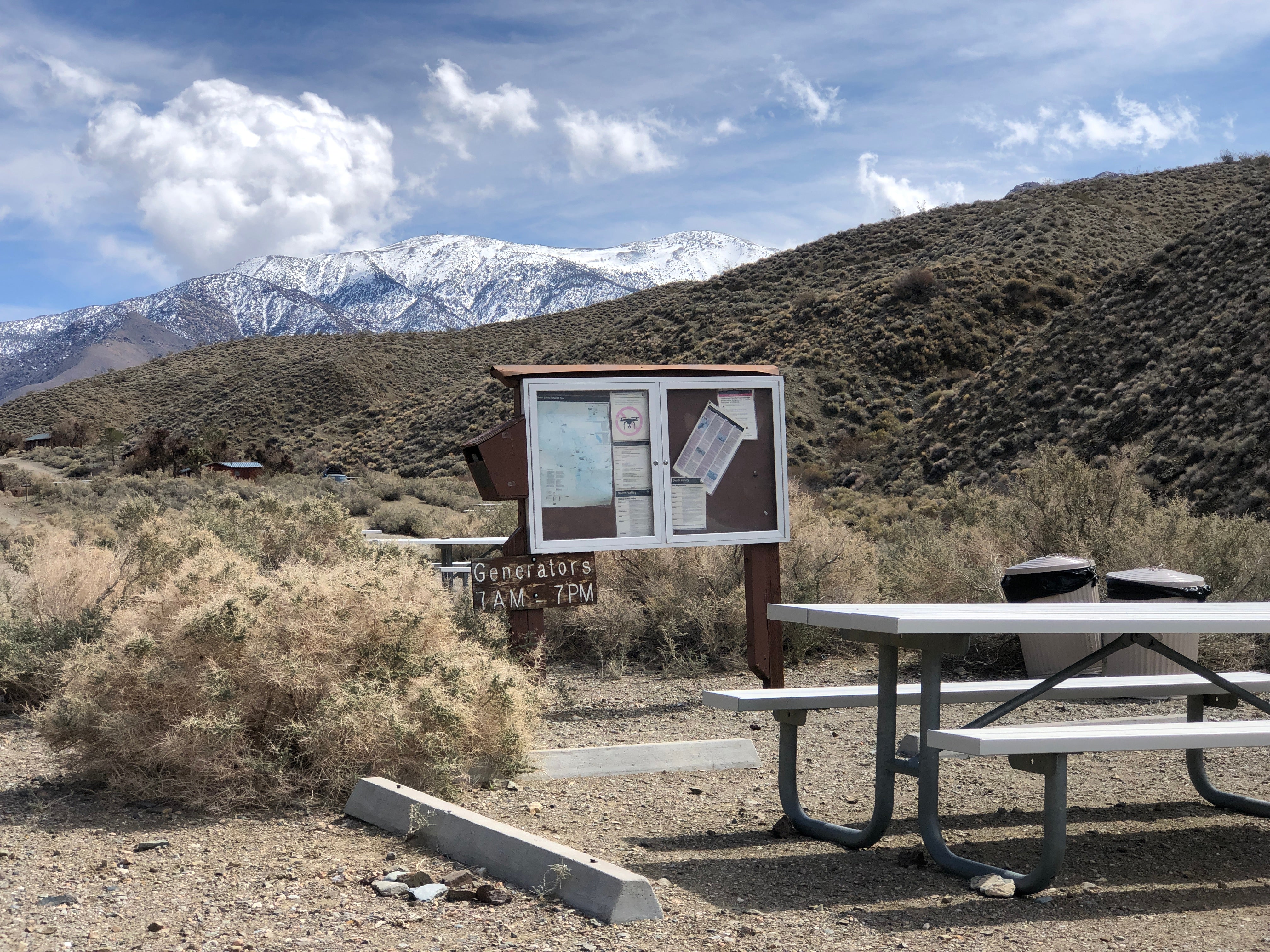 Camper submitted image from Wildrose Campground in Death Valley - 2