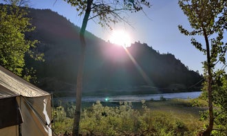Camping near Medicine Wheel Farms: River's Edge Glamping , Paradise, Montana