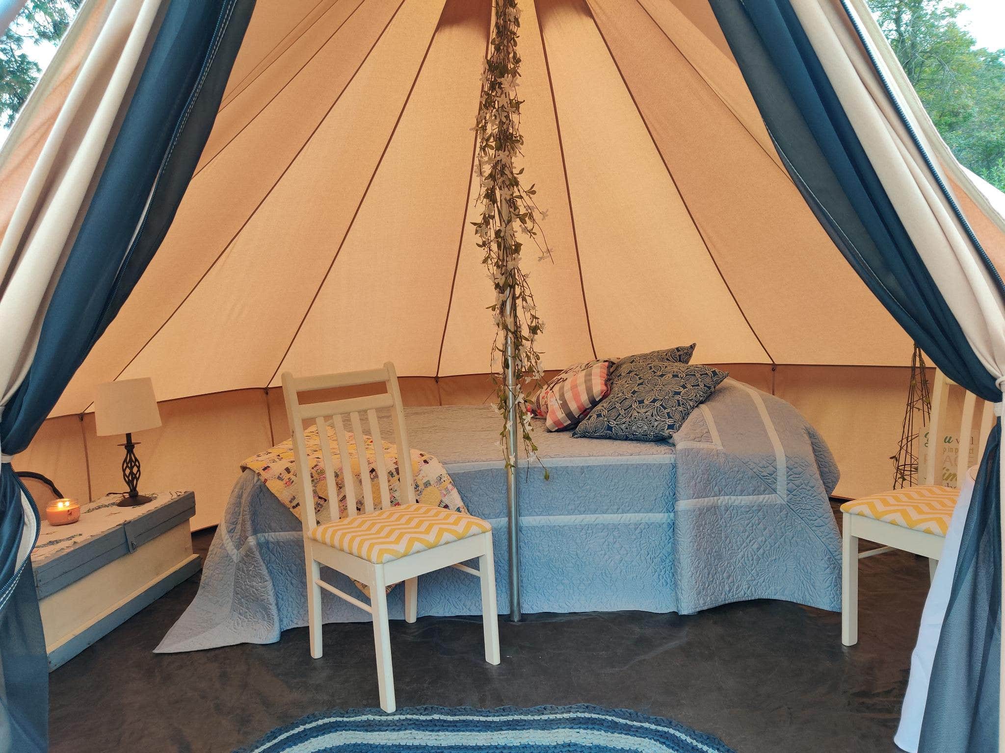 Bridger G.'s photo of glamping accommodations at River's Edge Glamping near Proctor, MT