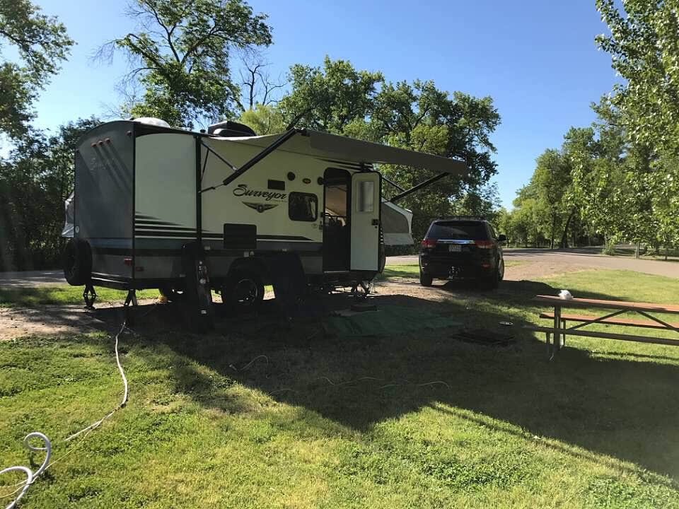 Joel R.'s photo of rv camping at Fort Abraham Lincoln State Park Campground near Cannon Ball, ND