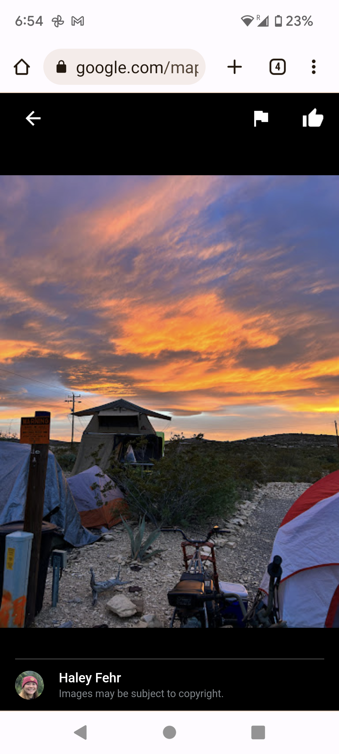 Elena H.'s photo at Jomommas Rv Park near Terlingua, TX